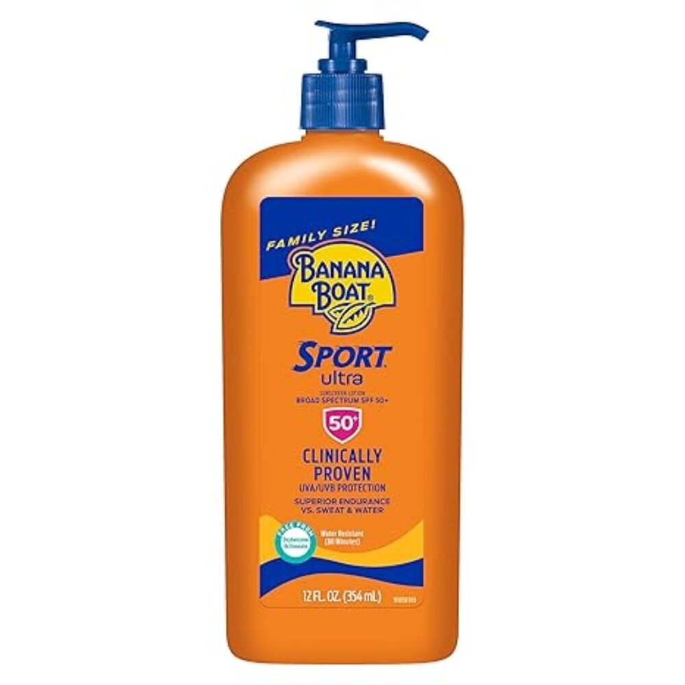 Banana Boat Sport Ultra SPF 50 Sunscreen Lotion, 12oz | Banana Boat Sunscreen
